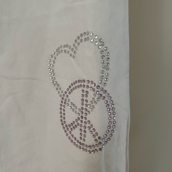 PINK Victoria’s Secret white pajama pants with sequence size xs - Picture 8 of 8